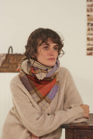 Foulard Nr. 687 Violett