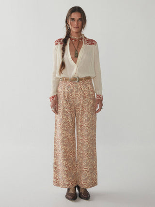 Maison Hotel Indira Elvis Paisley Floral Vintage Pant