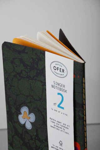 Black Field Singer Notebook N°2  - Ofer