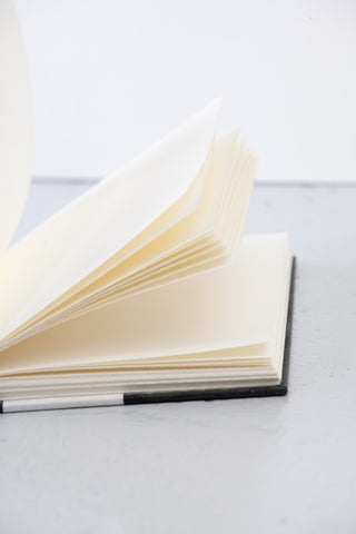 Hand-sewn Black Field Design Notebook - Ofer