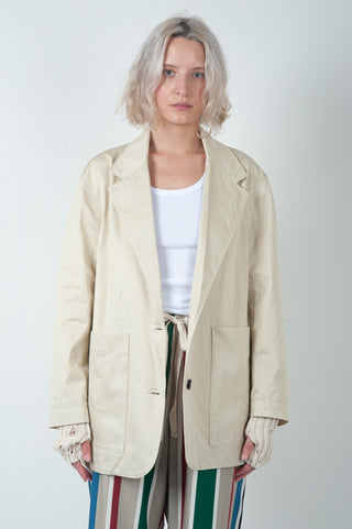 Sandjacke mit Manschetten