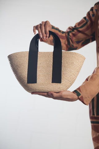 Black Mini Market Bag - Lola Hats