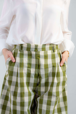 Pine Checked Trousers