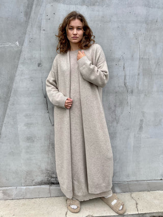 Natural Kaschmir Strickjacke 