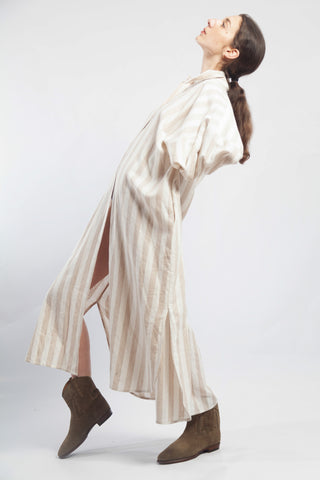 Sand Maldive Shirt Dress