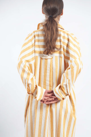 Maldive Ochre Oversize Shirt Dress - ByAdushka