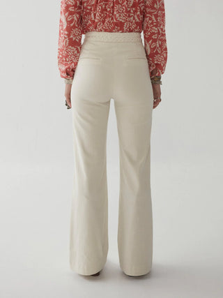 Maison Hotel Disco Ross Perfect White Pants