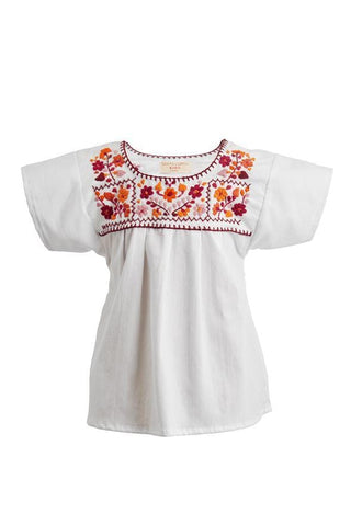 The Girls Bougainvillea Summer Shirt 4-6y - Santa Lupita