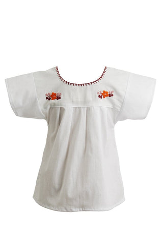 The Girls Bougainvillea Summer Shirt 4-6y - Santa Lupita