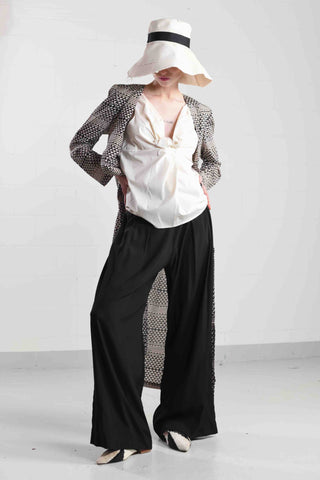 Black Parigi Silk Pants