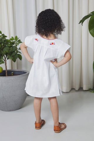 The Girls Bougainvillea Dress 4-6y - Santa Lupita
