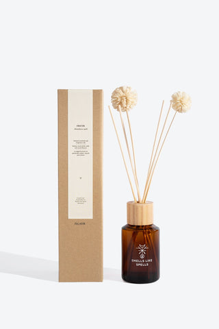 The unique formula of this home fragrance was created in accordance with all the major perfumery canons. At first the fragrance pyramid will reveal herbal notes of patchouli, rich and intense notes of agarwood, followed by luxurious notes of ambergris and our little formula secrets